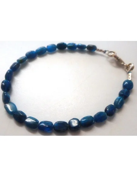 Bracelet apatite bleu