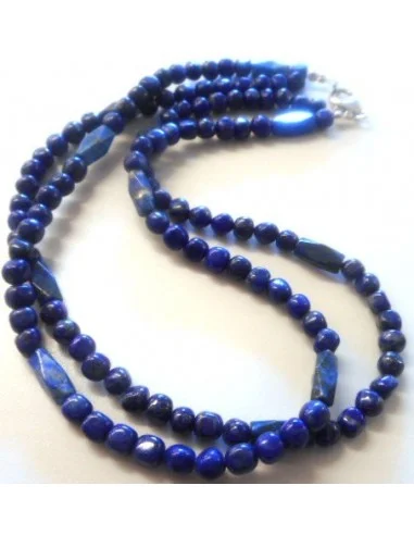 Lapis lazuli colier double