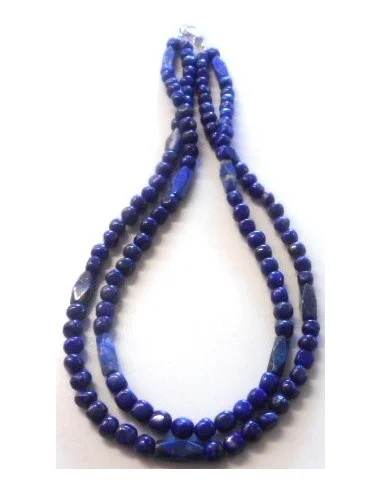 Lapis lazuli colier double