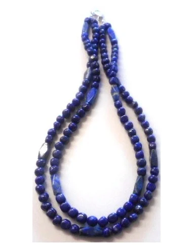 Lapis lazuli colier double
