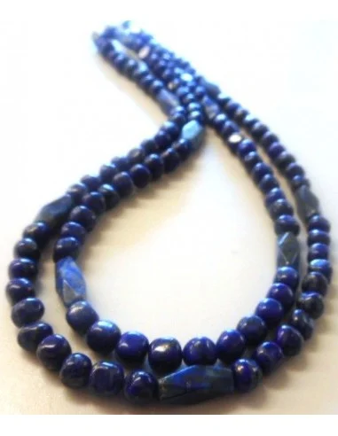 Lapis lazuli colier double