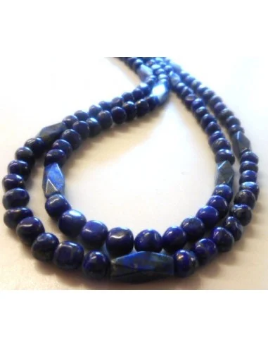 Lapis lazuli colier double