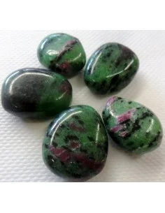 Zoisite aux rubis en pendentif 2