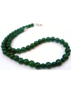Collier Jade nephrite 8mm 2