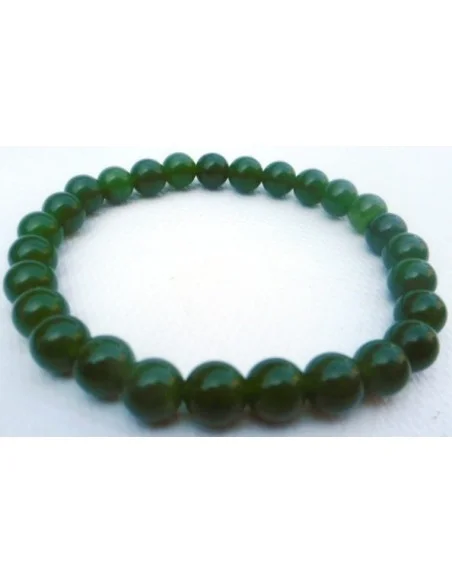 Bracelet homme Jade nephrite 8mm Bracelet homme Jade nephrite 8mm
