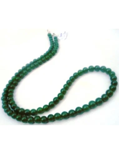 Collier Jade nephrite 8mm L.78,5cm