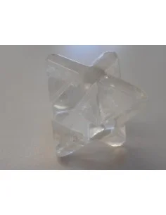 Merkaba en cristal de roche 39mm