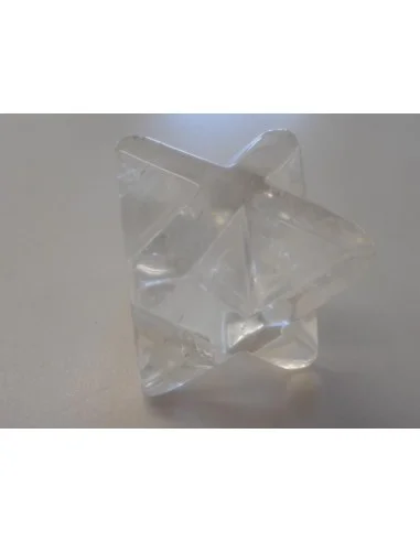Merkaba en cristal de roche 39mm