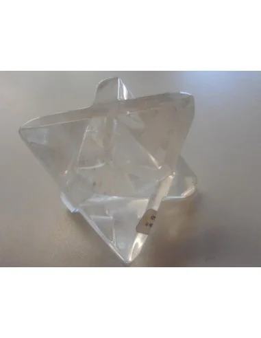 Merkaba en cristal de roche 39mm