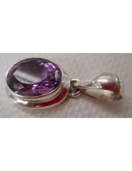 Amethyste pendentif argent