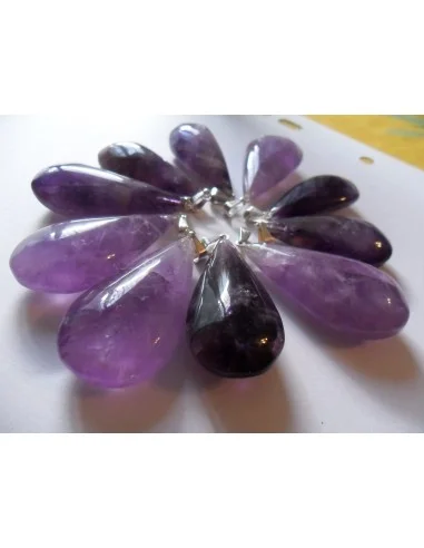 Pendentif Amethyste form larme
