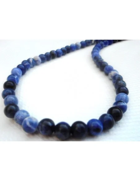 Sodalite collier boule 6mm