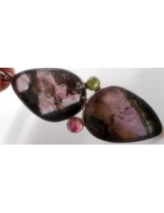 Tourmaline pasteque pendentif