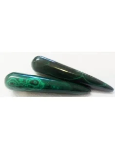 Pointe de massage en malachite 2