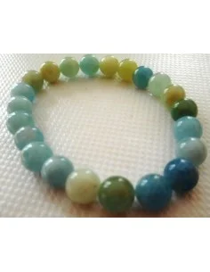 Topaze blue bracelet 8mm 2