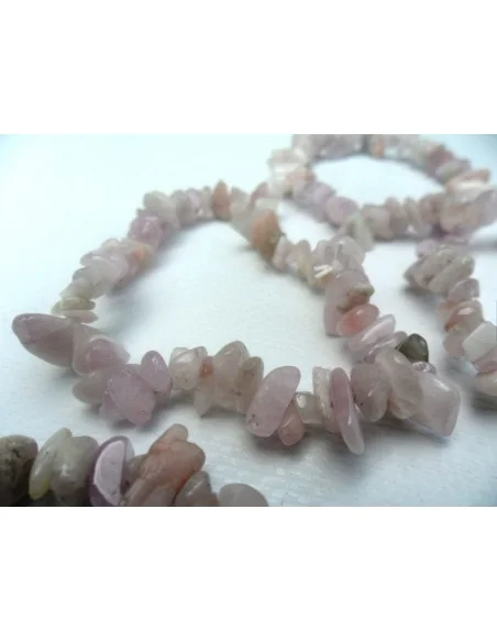 Bracelet Kunzite, Beryl rose baroque Bracelet Kunzite, Beryl rose baroque