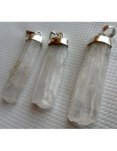 Scolecite  pendentif argent