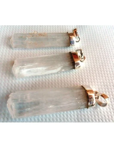Scolecite  pendentif argent