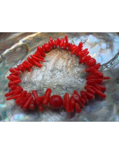 Corail rouge bracelet