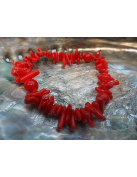 Corail rouge bracelet