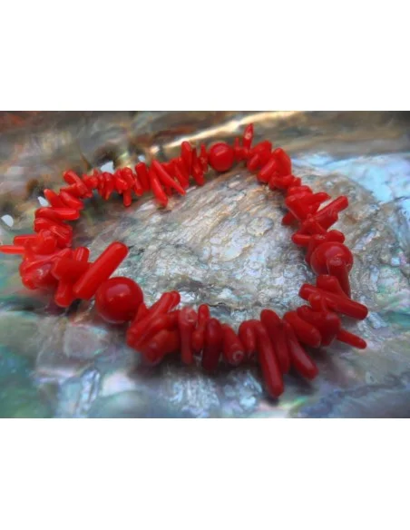 Corail rouge bracelet