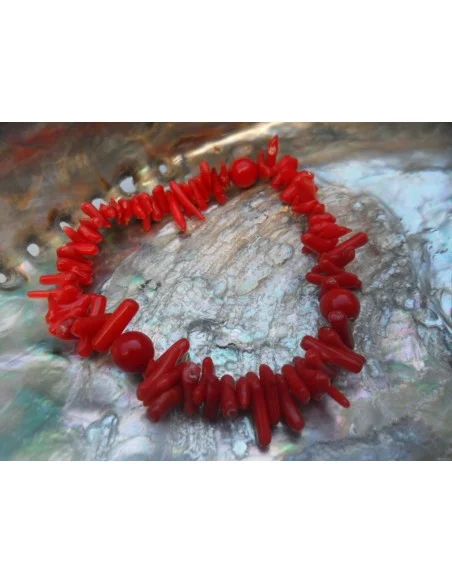 Corail rouge bracelet