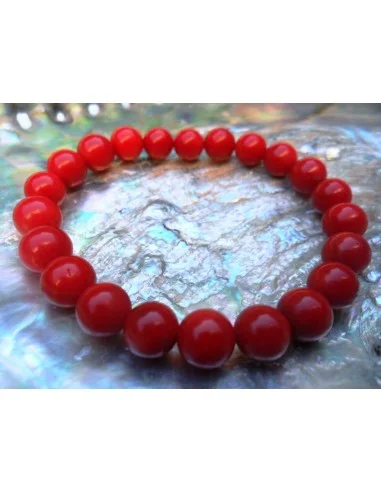 Corail rouge bracelet 8mm
