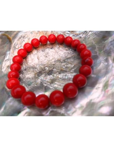Corail rouge bracelet 8mm