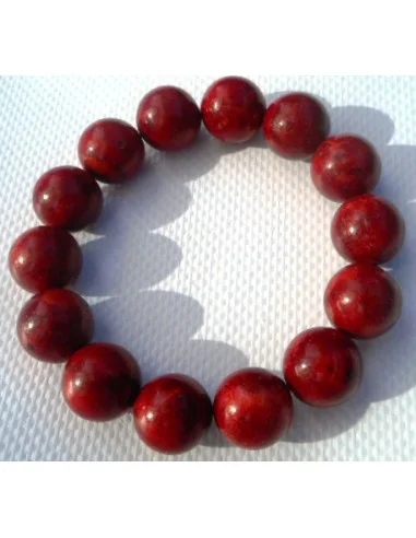  Bracelet Corail rouge 12mm