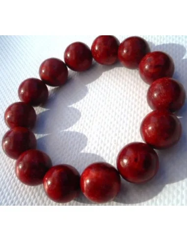  Bracelet Corail rouge 12mm