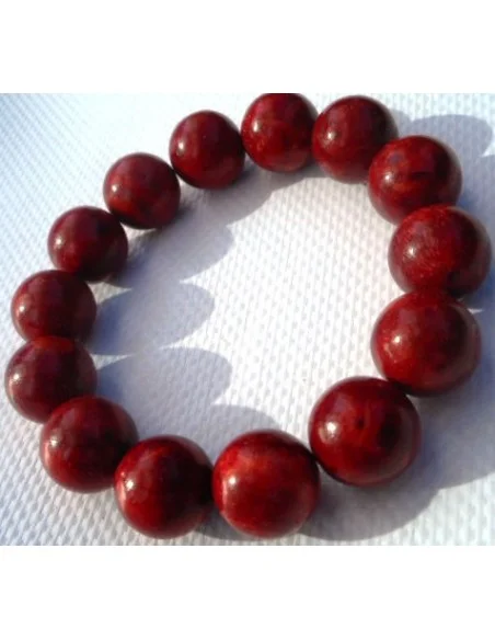  Bracelet Corail rouge 12mm