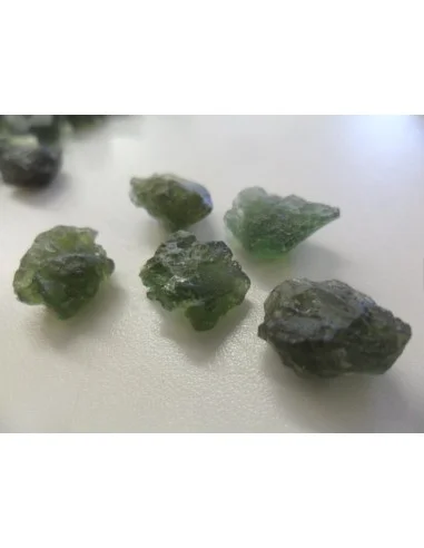 Moldavite percé pendentif