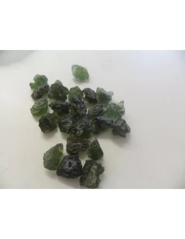 Moldavite percé pendentif