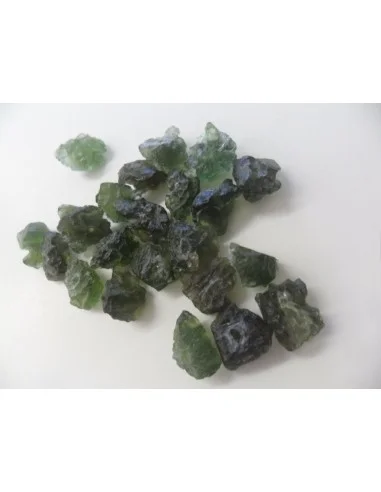 Moldavite percé pendentif