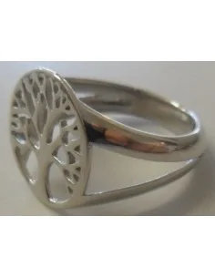 Bague en arbre de paix argent 2