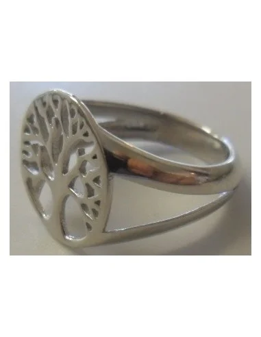 Bague en arbre de paix argent
