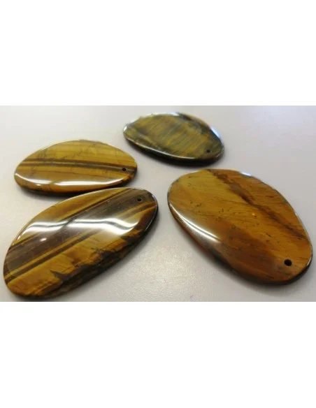 Oeil de tigre grande pendentif