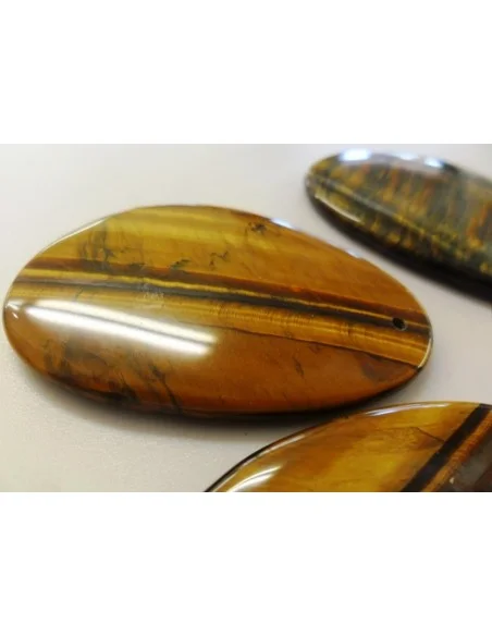 Oeil de tigre grande pendentif