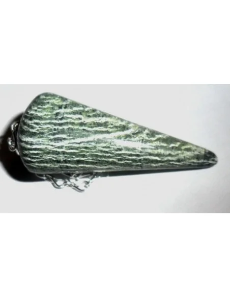 Serpentine oeil d'argent pendule