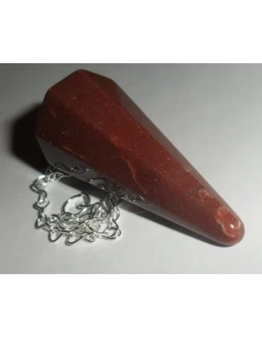Jaspe rouge pendule