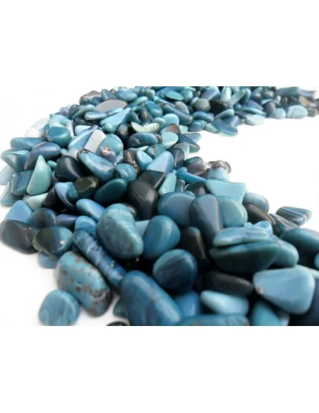Agate bleue polis