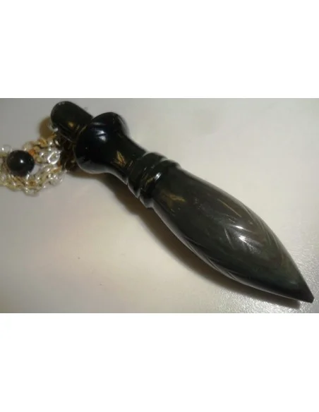 Pendule Thot Obsidienne Oeil Celeste