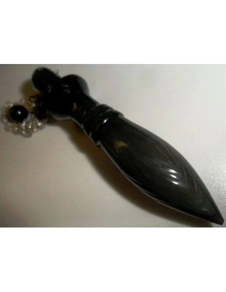 Pendule Thot Obsidienne Oeil Celeste