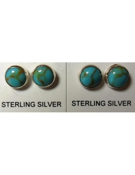 Boucles d'oreilles pouce turquoise