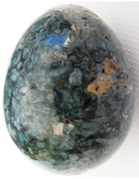 Oeuf jaspe bleu 45mm