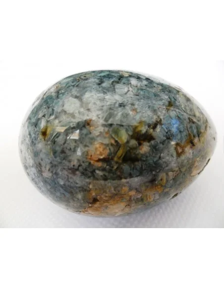 Oeuf jaspe bleu 45mm