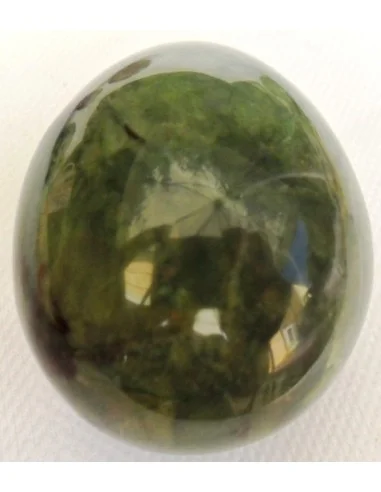 Oeuf Uvarowite grenat verte 56mm