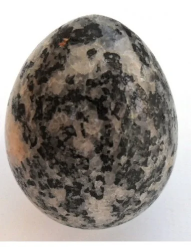 Oeuf Quartz rose tourmaliné 