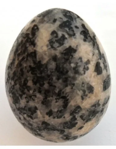 Oeuf Quartz rose tourmaliné 