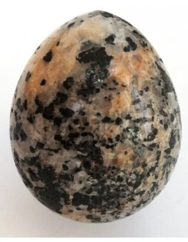 Oeuf Quartz rose tourmaline 6cm